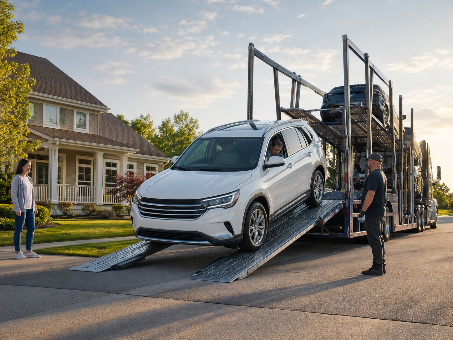 What happens at delivery?